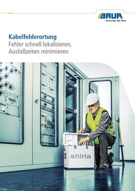 Broschüre: Kabelfehlerortung | BAUR GmbH