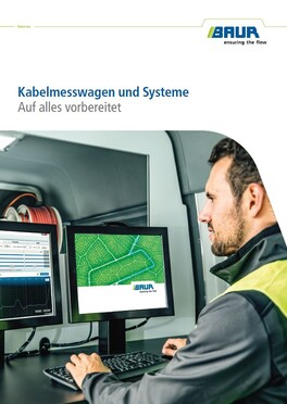 Broschüre: Kabelmesswagen und Systeme | BAUR GmbH
