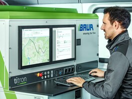 Productos: Vehículos y sistemas de medición de cables | BAUR GmbH